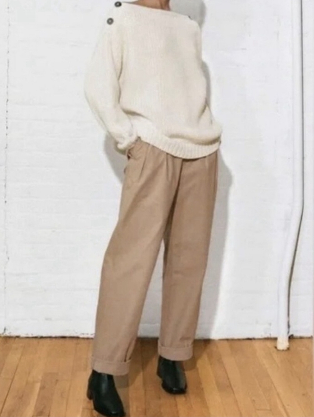 Dries Van Noten Pleated High Waisted Trouser Pants Size 36